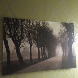 Large canvas woodland scene print