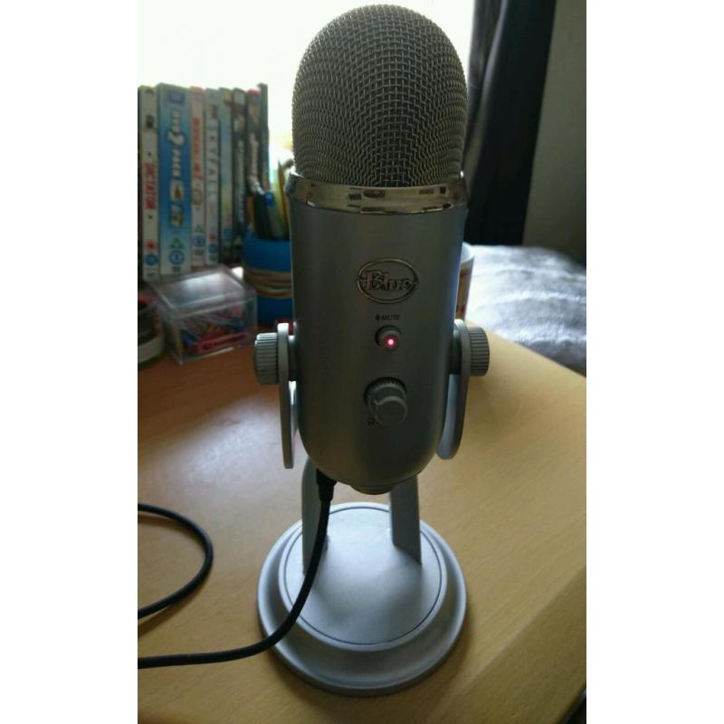 Blue yeti + pop filter