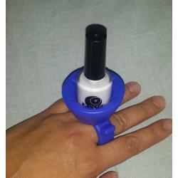 set of manicure and makeup