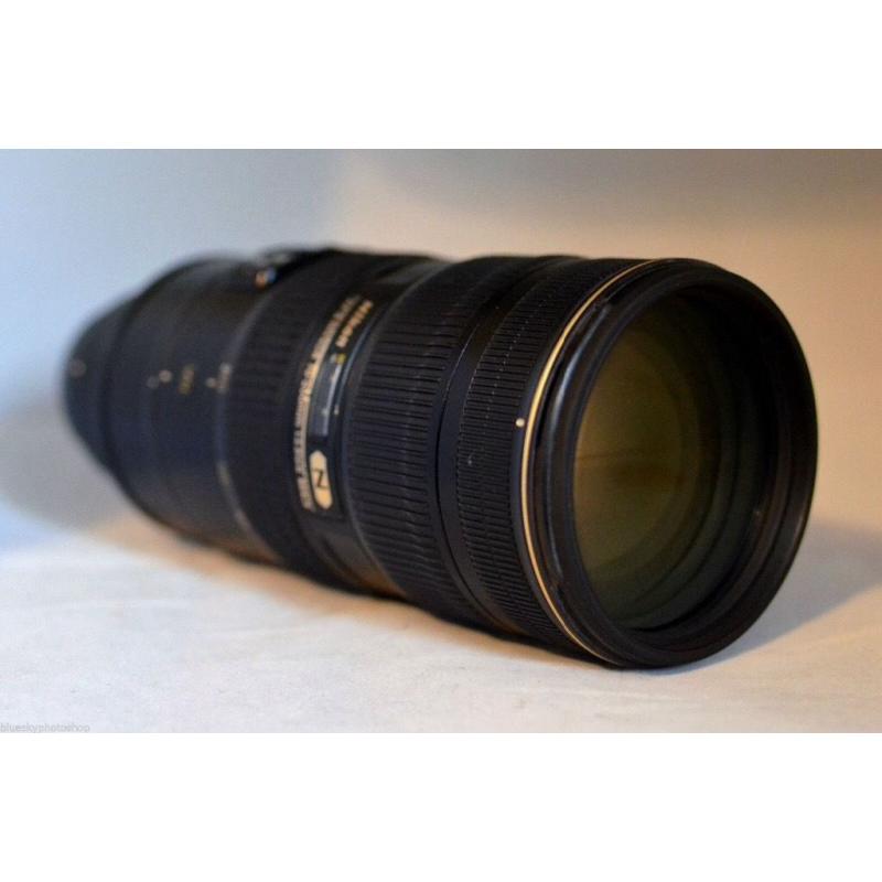Nikon 70-200mm f2.8 VR11 G ED with silent wave autofocus