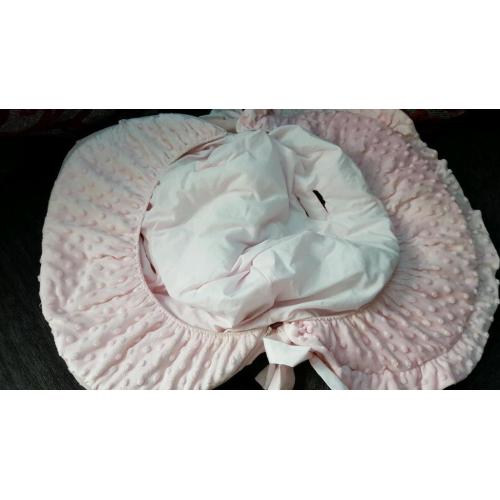 Vib deluxe car seat footmuff - pink