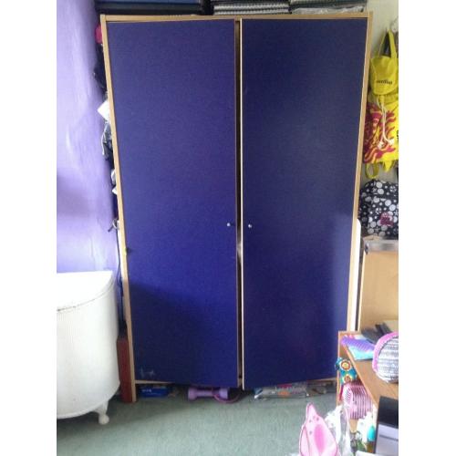 Ikea Robin wardrobe and matching shelf