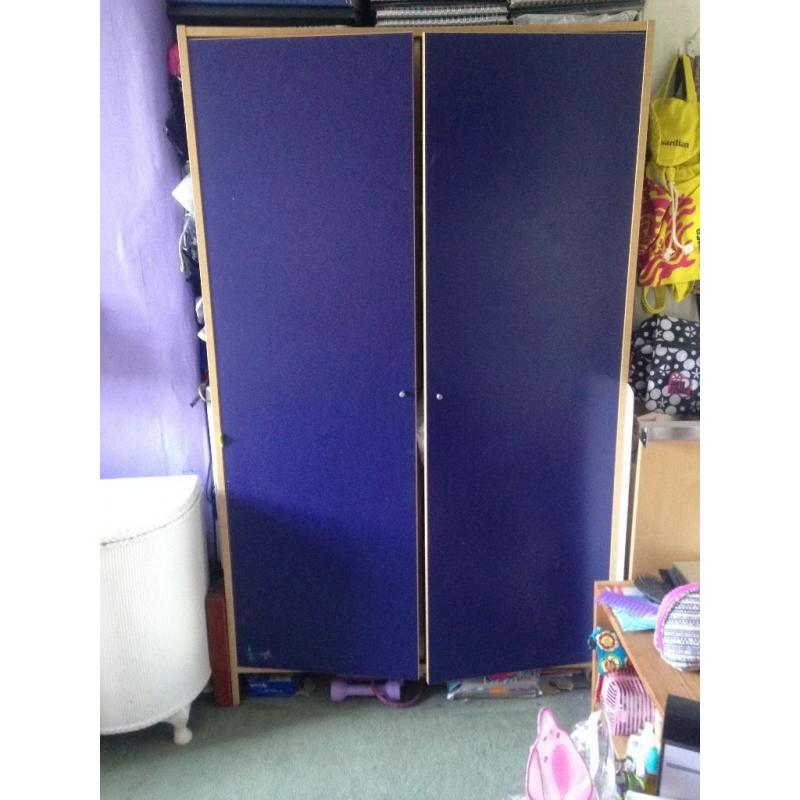Ikea Robin wardrobe and matching shelf
