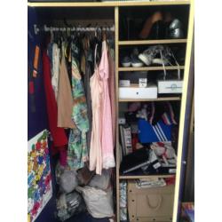 Ikea Robin wardrobe and matching shelf