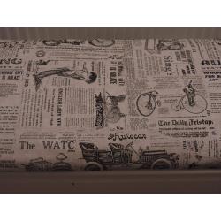 Beautifully Refurbished Mahogany Chest in Natural Hessian Upholstered in Your Choice of Fabric