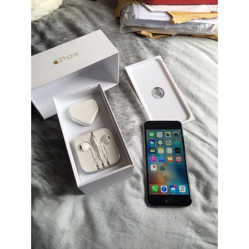 iPhone 6 unlocked any network box and accesories