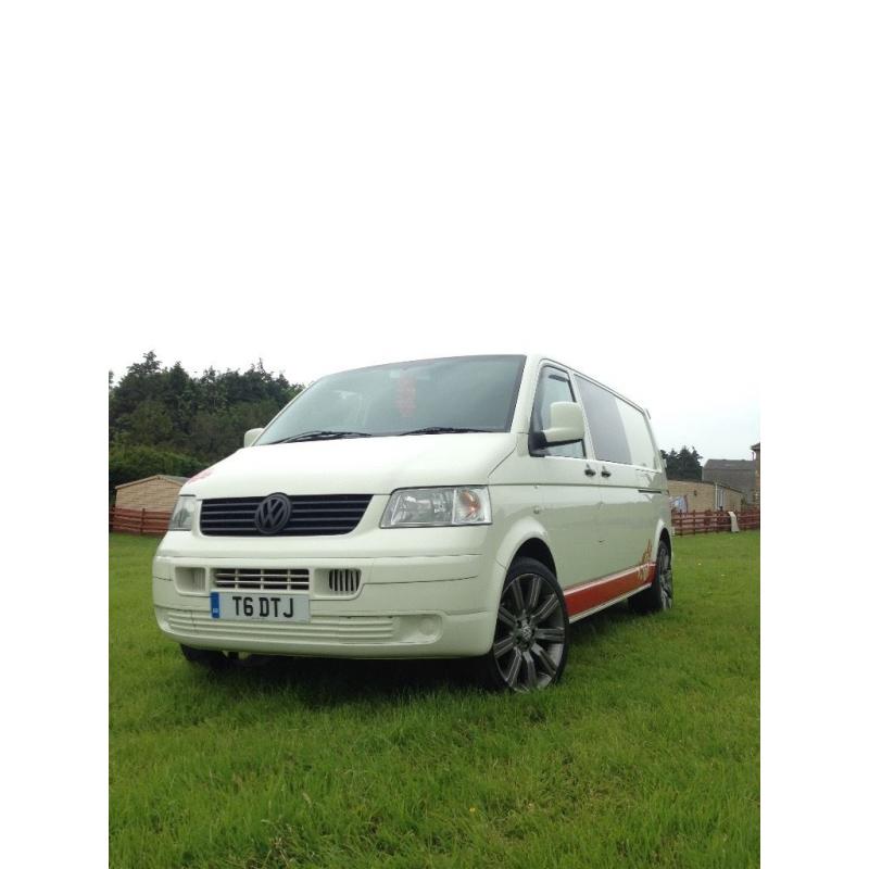 VOLKSWAGEN TRANSPORTER T5 DAYVAN 2.5 TDI 130 T30 LWB (not t4) CAMPER