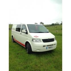 VOLKSWAGEN TRANSPORTER T5 DAYVAN 2.5 TDI 130 T30 LWB (not t4) CAMPER