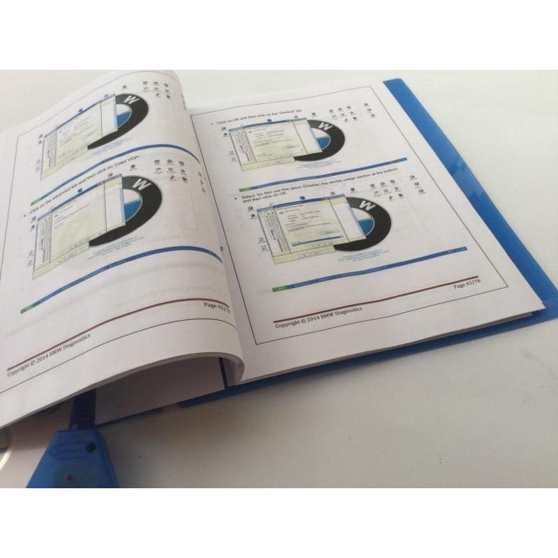 BMW Diagnostic Software, Manual and Lead