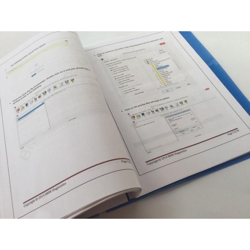 BMW Diagnostic Software, Manual and Lead