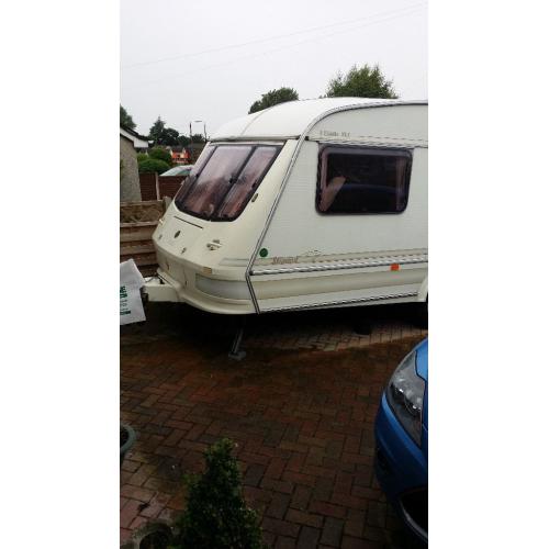 4Berth caravan for sale full awning and pup tents plus other bits