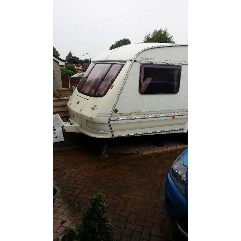 4Berth caravan for sale full awning and pup tents plus other bits