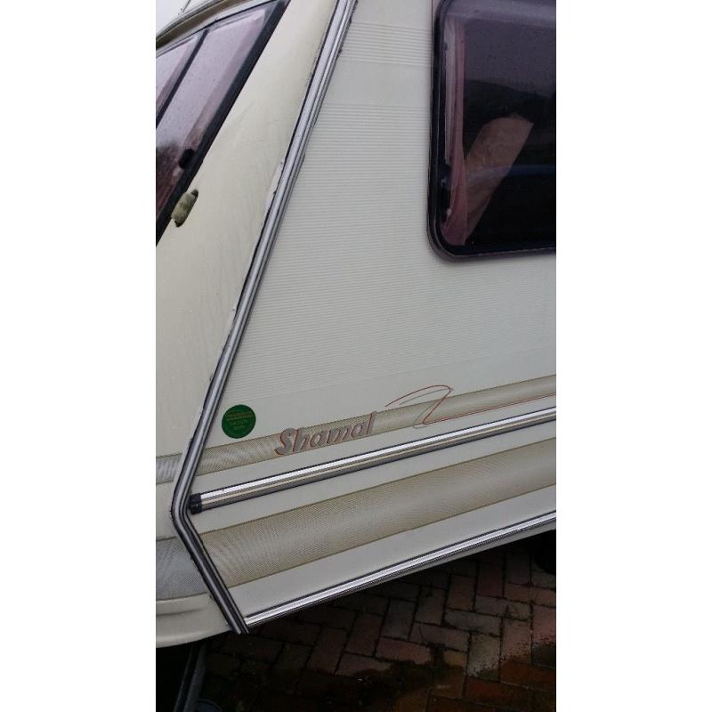 4Berth caravan for sale full awning and pup tents plus other bits