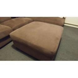 Corner sofa brown