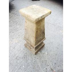 PRICE HALFED! Weathered stone plinth