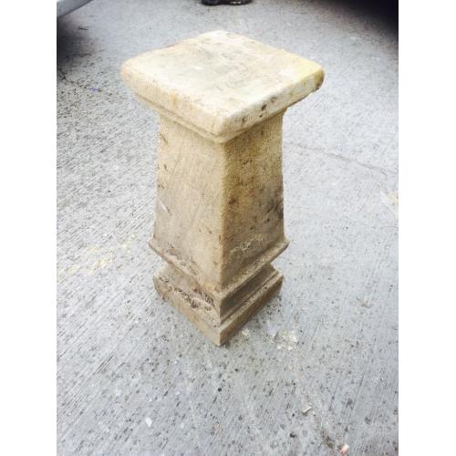 PRICE HALFED! Weathered stone plinth
