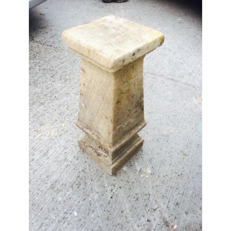PRICE HALFED! Weathered stone plinth