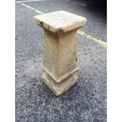 PRICE HALFED! Weathered stone plinth