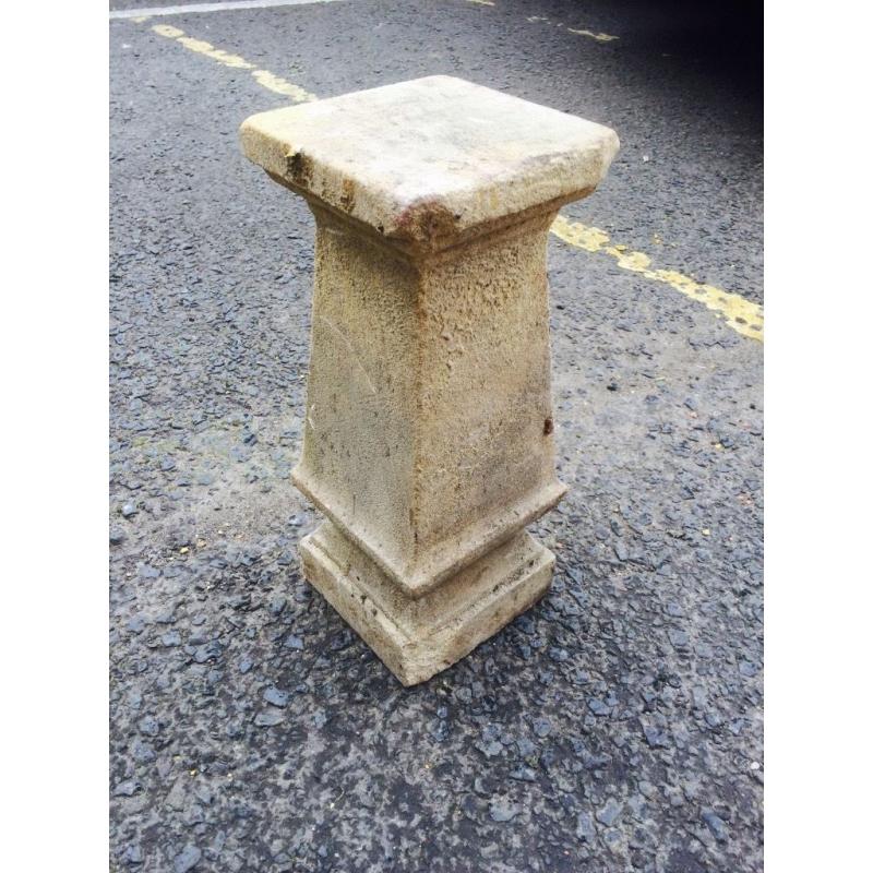 PRICE HALFED! Weathered stone plinth