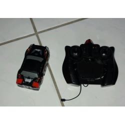 Radio controlled car goes on walls and ceiling. Toy car