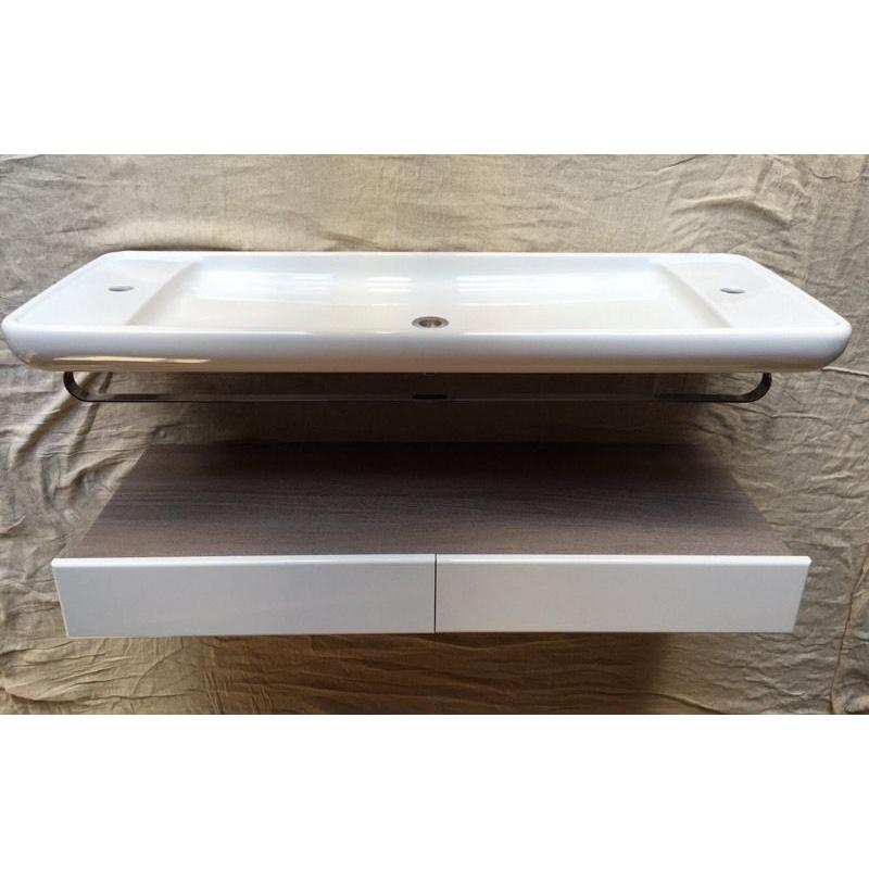 Kohler wash hand basin with floating drawer unit / vanity