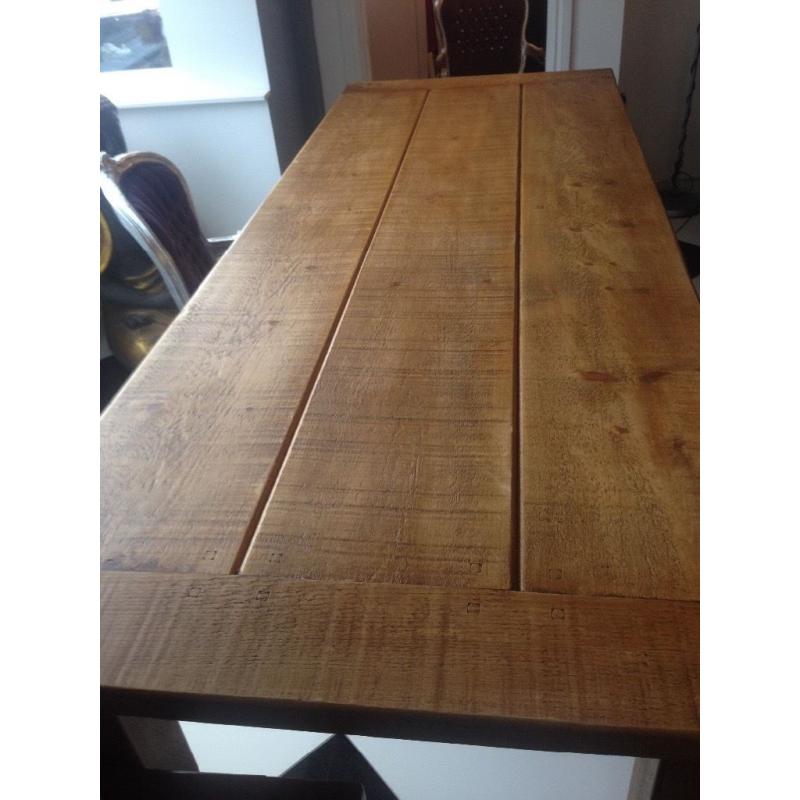 Wooden plank 8ft X 3ft Dining Table