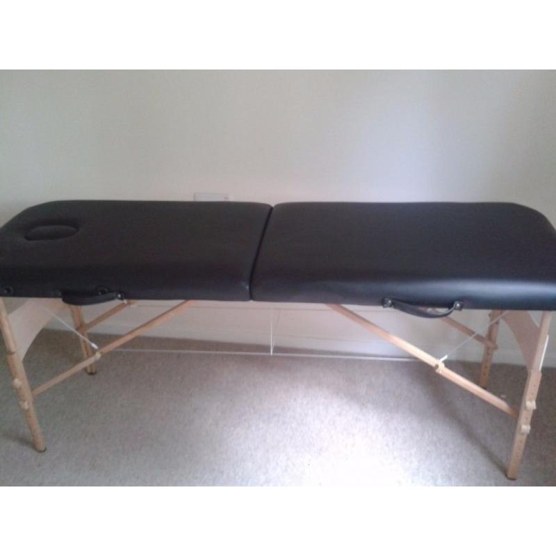 Massage/Reiki table for sale with accessories