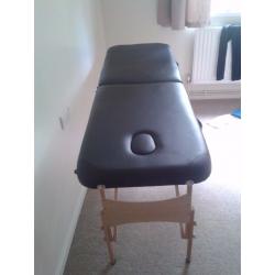 Massage/Reiki table for sale with accessories
