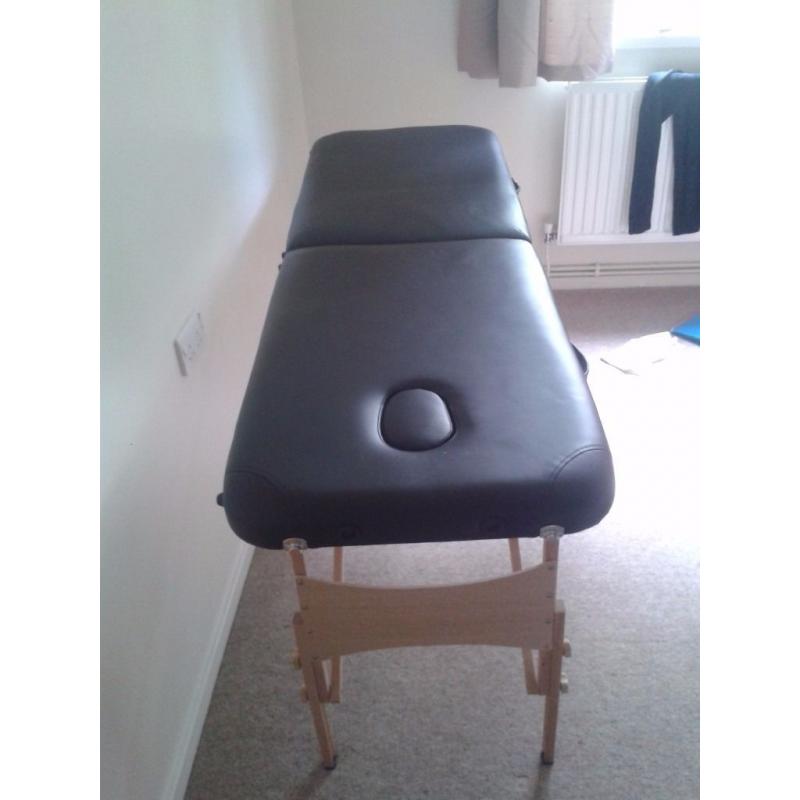 Massage/Reiki table for sale with accessories