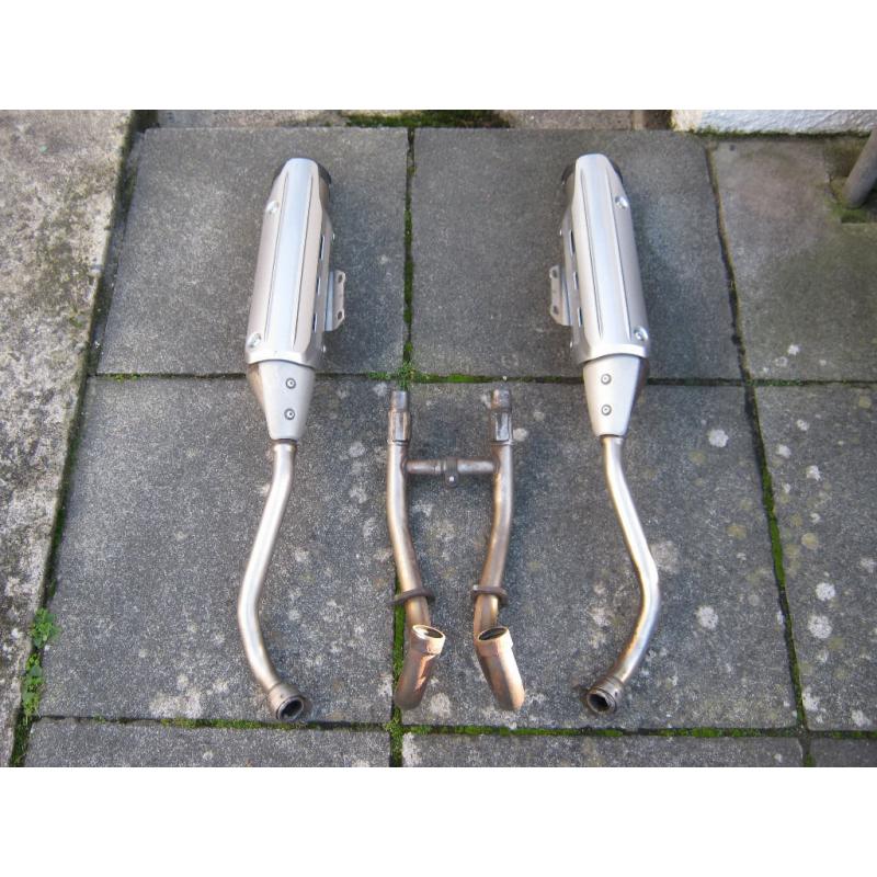 Genuine Yamaha XT660R / XT660X Full Exhaust System - XT 660