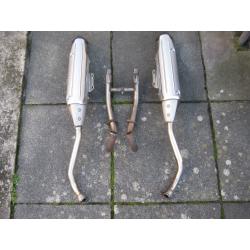 Genuine Yamaha XT660R / XT660X Full Exhaust System - XT 660