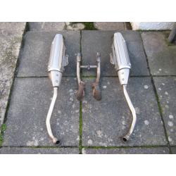 Genuine Yamaha XT660R / XT660X Full Exhaust System - XT 660