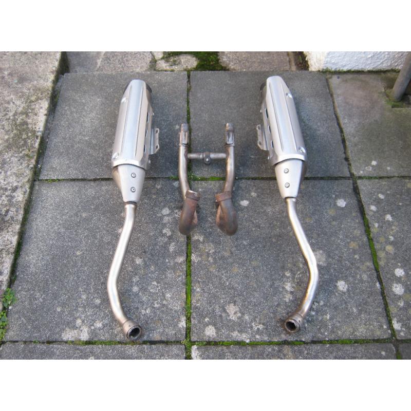 Genuine Yamaha XT660R / XT660X Full Exhaust System - XT 660