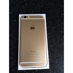 Apple iPhone 6 gold and white 16gb on O2 in mint condition