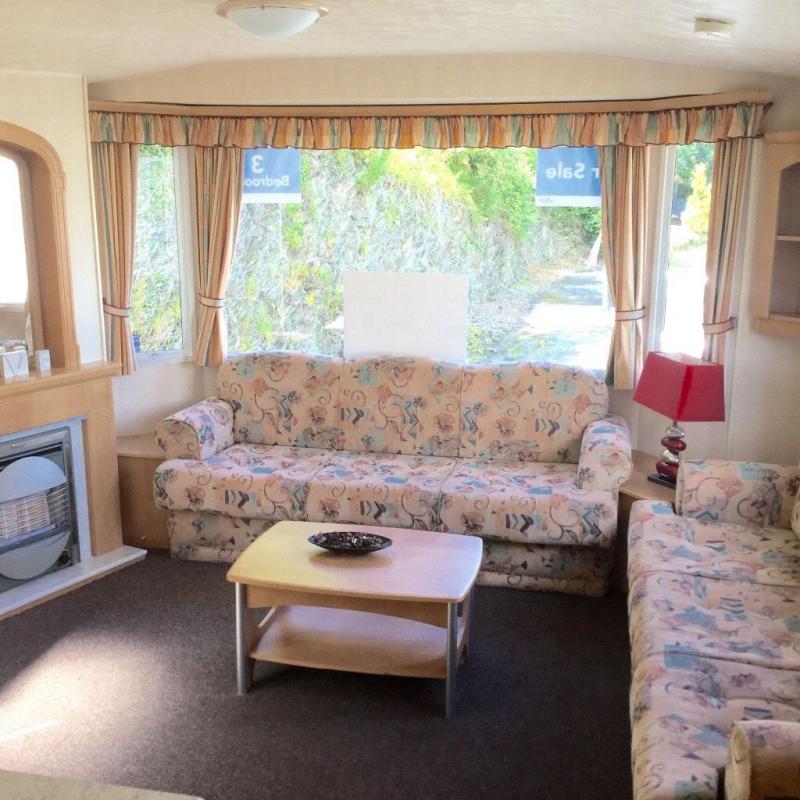 Lovely pre- owned 3 bedroom caravan including all 2016 site fees in Borth, mid-Wales