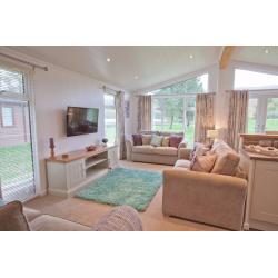 LUXURY LODGE FOR SALE ON 5* NORTH WALES PARK (STATIC CARAVANS)- LAKESIDE & SNOWDONIA VIEWS