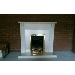 Electric fire and surround
