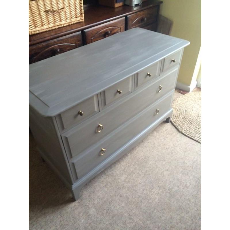 Refurbished Solid Mahogany Chest of Drawers / Can Deliver