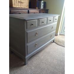 Refurbished Solid Mahogany Chest of Drawers / Can Deliver