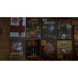 36 dvd movies and one dvd tv series for sale
