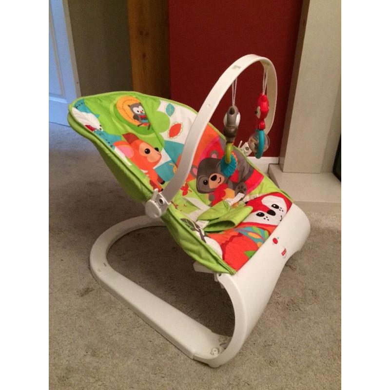Fisher Price Woodland Friends Baby Bouncer Chair