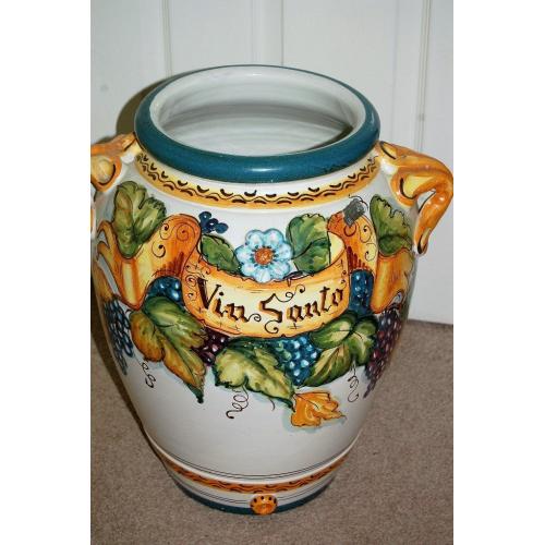 LARGE SPANISH ORNATE POT