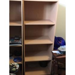 4-shelf shelving unit (x2)