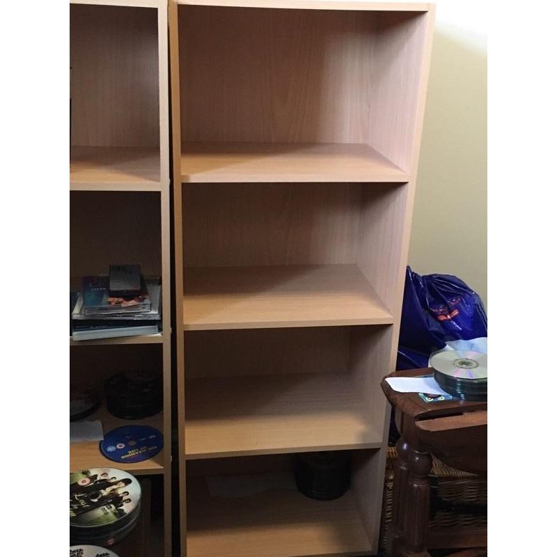 4-shelf shelving unit (x2)