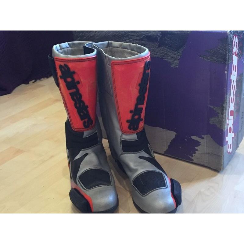 Alpine stars motorcycle boots