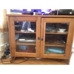 Wooden TV stand