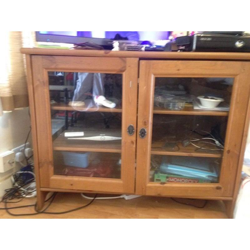 Wooden TV stand