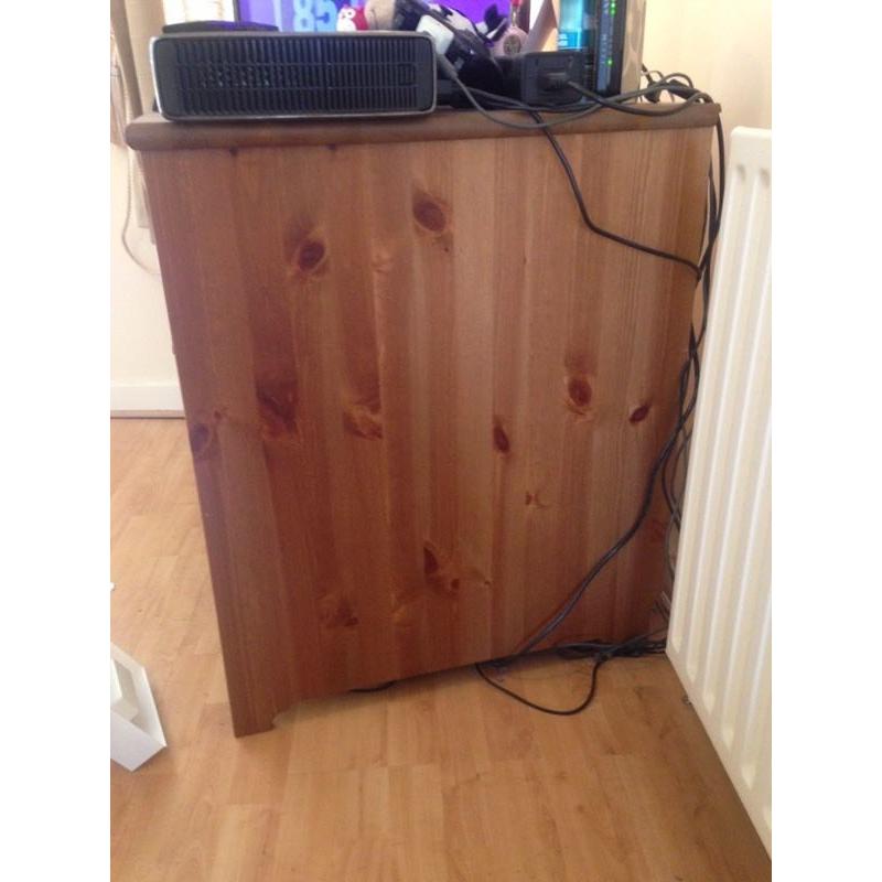 Wooden TV stand