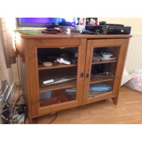 Wooden TV stand