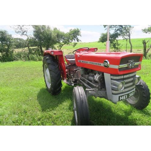 Massey Ferguson 135 Aluminium Grab Handles Aluminium Butler Headlights